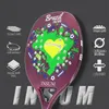 Tennis Rackets INSUM 22mm Beach Racket Super SOFT EVA Full Carbon Fiber Round Grip Padel 231122