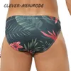 Slip stampati sexy da uomo Bikini estivo Costume da bagno da spiaggia Pantaloncini da surf Sottili costumi da bagno gay a vita bassa