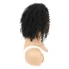 yielding Wig headgear women's small curly headgear matte black curly half headgear fluffy curly headgear