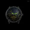 Zegarek na rękę Top Męski zegarek Automatyczny mechaniczna pusta butique powierzchnia skórzana wodoodporna Waterproof Clock Masculino