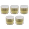 Baking Moulds A50I 500 Pcs Gold Mini Metallic Foil Cupcake Liners Muffin Paper Cups Cases Bottom 5Cm Dia