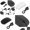 Mice Build-In Li Battery High Quality Super Slim Portable Rechargeable Bluetooth 3.0 Bt Wireless Mouse For Laptop Pc Drop Delivery Com Dh0Tk