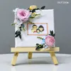 Decorative Flowers Dried Flower Garland With Small Drawing Board Christmas Decoration Eternal Valentine's Day Present 2023 Home Decore