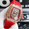 Swiss Luxury Rm052 Mens Milles Mechanical Watch Richa Movement Rubber Watchband Wrist Watches