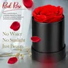 Decorative Flowers 1pc Peserved Real Rose In Mini Box Long Lasting Fresh Flower Valentines Day Girlfriend Mothers Gifts Home Office Party