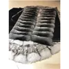 Scarves Scarves Women Ladies Winter Real Chinchilla Fur Scarf Wrap Fluffy Thicken Shawl Soft Warm Pretty Luxury Cape Drop Delivery Fas Dh0Zp