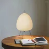 Lampy stołowe japońskie papierowy papier Lampa LED LED LED SOLID SOLIAM BEZPORD Badanie El Homestay Art Creative Decor Dectod Floor