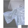 A-line bröllopsklänningar dubai arabiska blå bollklänning bröllopsklänningar prinsessan kristall pärlast plus storlek älskling rygglös sveptåg b otsjf