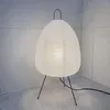 Lampy stołowe japońskie papierowy papier Lampa LED LED LED SOLID SOLIAM BEZPORD Badanie El Homestay Art Creative Decor Dectod Floor