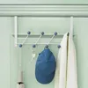 Crochets Rails au-dessus de la porte 8 maison salle de bain organisateur support vêtements manteau chapeau serviette cintre salon accessoires titulaire DropshipHooks