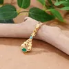 Ketens oude gouden vakmanschap hofstijl ontwerp klassieke pipa chalcedony hanger ketting voortreffelijke en compacte sieraden voor vrouwen