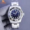 Deep Sea 44 mm Designer Luminous Sapphire Data Gorąca wyprzedaż 904L drobna stal V12 Montre Homme Automatyczne zegarki mechaniczne