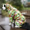 Abbigliamento per cani Impermeabile grande impermeabile Pet Abbigliamento antipioggia Tuta Abiti Grandi cani di media taglia Golden Retriever Abbigliamento da esterno Cappotto 231122