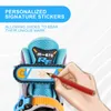 Patins à roulettes en ligne réglables pour enfants, autocollants de signature personnalisés Infinite RE 231122