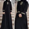 Vêtements ethniques Casual Femme Robe Musulman Abaya Islamique Dubaï Turc Indonésie Islam Style National Imprimer Lâche Longue