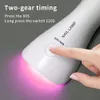 Nail Dryers CNHIDS Rechargeable Handheld Nail Dryer UV LED Lamp For Gel Polish Nails Drying Manicure Tools Portable Nail Art Tool 18W Lights 231122