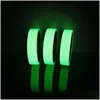 Party Decoration 10 Kinds Glow In The Dark Tape Neon Night Light Supplies No Need Uv Fluorescent Spike Sticker Wall Step Luminous Drop Dhom1