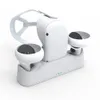 VRAR Cihazları Oculus Quest 2 VR Gözlükler İçin Dock İstasyonu Şarj İstasyonu Otobu saplı Denetleyici Fast Charger Stand Base Set Stand Set 2 231123