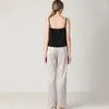 Kobietowa odzież sutowa 2023 2 sztuka Kobieta piżama Zestaw Setek Straż Faux Silk Sexy Top and Long Pants Slap Letnia odzież domowa Pajama