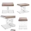 Living Room Furniture Modern Lucite Piano Bench Clear Stool Fashion Acrylic Chair Drop Delivery Home Garden Dh2Vh