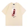 oversize nuovo kith tokyo shibuya maglietta delle donne degli uomini di alta qualità street view stampa camicie tee top rosa omaroccan piastrelle tees tshirtwaer