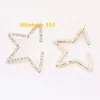 Fashion-star charm earrings for women tennis diamond stars ear studs western girls rhinestone golden jewelry free shipping