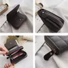 Storage Bags Leather Wallet High Quality Ladies Zipper Wallets Coin Money Clutch Purse Portable Bank Card Ptorage Bag