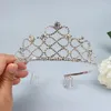 Fermagli per capelli ZANLLOY Moda Strass Principessa Corona Matrimonio Prom Accessori Diademi nuziali Festa di compleanno Copricapo Regali