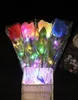 Gloeiende kunstrozen bloemen feestdecoratie Led-licht met lange steel nepzijde roos voor doe-het-bruiloftboeket tafel middelpunt 3928189