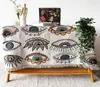 Yaapeet Evil Eyes Throw Blanket Knitted Cotton Sofa Cover Demon Eye Weighted Tapestry Bohemian Tassel Boho Wall Decor Picnic Rug 23887292