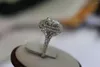 Wedding Rings Big Bling Zirkon Stone Silver Color For Women Fashion Engagement Ring Sieraden 2023 Moeder Gift