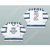 Maßgeschneidertes WEISSES 2 SEBASTIEN BETY CHICOUTIMI SAGUENEENS Eishockeytrikot, neu, oben genäht, S-M-L-XL-XXL-3XL-4XL-5XL-6XL