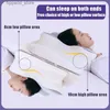 Cuscini massaggianti per il collo Cuscini cervicali antirussamento per dormire - Cuscino ergonomico di supporto per il collo per alleviare il dolore alla spalla Cuscino in memory foam Q231123