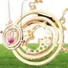 ZRM 20pcslot Whole Fashion Jewelry Potter Time Turner Pendant Necklace Sand Glass Necklace For Women 20092978015718847035