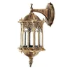 Bougeoirs Antique Mur Extérieur Luminaire En Aluminium Lanterne En Verre Lampe De Jardin En Plein Air Y200109 Drop Livraison Décor À La Maison Dhwib