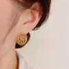 Pendientes de aro elegantes en espiral multicapa para mujer, joyería de cobre de lujo de alta calidad, accesorios para la oreja diarios para mujer