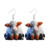 Dangle Oorbellen 1 paar Highland Cattle Hook Koe Pet Animal Shape Sieraden Mode Accessoires Dames Meisjes