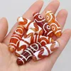 Pendant Necklaces Natural Stone Red Agate Long Dzi Bead Decoration Handmade Crafts DIY Necklace Bracelet Accessories Size 12x38mm