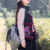 Vêtements ethniques 2023 Coton Lin Harajuku Gilet Fleur Broderie Femmes Hauts Sans Manches Traditionnel Vintage Gilet Chinois Tang Costume