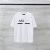 Amirirliers Pink Summer Sharts Amari Splash Men Amirl Mens T Amis Designer Clothing Am Personality Letter Amar Ink Tshirt Miri Simhis Tops T Shi