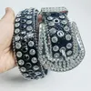 28% OFF Belt Designer New Black white for men and women with straight punk diamond inlaid waistband