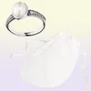 New Brand 100 925 Sterling Silver Elegant Beauty Romantic Pearl Ring For Women Wedding Rings Fashion Jewelry9258076