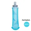 Garrafas de água AONIJIE 250ml 500ml Soft Flask Dobrável Garrafa de água dobrável TPU BPA-Free para correr Pacote de hidratação Cintura Saco Colete SD09 SD10 231122