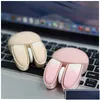 Мыши Mofiiwireless Silent Mouse Cute Rabbit Design 2 4 ГГц с мини-приемником USB Оптический для ноутбука ПК Компьютер Ноутбук 231117 Drop Dhcvf