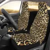 Bilstol täcker Autoyouth Luxury Leopard Print Cover Universal Fit Belt Pads rattskydd