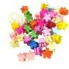 Haaraccessoires 100 stks/partij Nieuwe Kleine Haar Klauw Koreaanse Mode Lint Mini Clips Vlinder Bloem Hart Mti-Vorm Meisjes Clip Kids Acce Dhyft