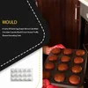 Bakvormen 15 Rooster Cakevorm Draagbare Flexibele Geurloos non-stick Chocolademousse Thuis Schimmel Moulding Tool Accessoires