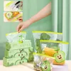 Depolama Çantaları Yeniden Kullanılabilir Gıda Mutfak Mühürlü Çanta Buzdolabı Fermuar Sızdırmazlık Konteyneri Tutucu dondurucu
