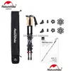 Trekking Poles Trekking Poles 2Pcs Carbon Fiber Collapsible Telescopic Sticks Lightweight Walking Hiking Climbing 230413 Drop Delivery Dhtoh