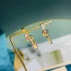 dangle earringsアイスアウトキューバリンクチェーン